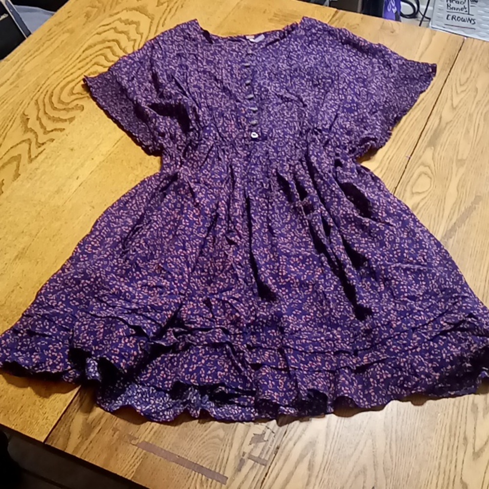 Free People Purple Floral Dress